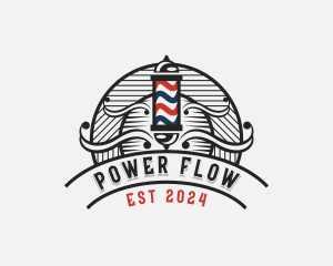 Barbershop Grooming Styling Logo