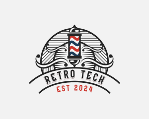 Barbershop Grooming Styling logo design