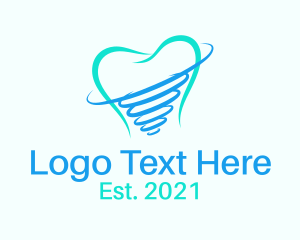 Oral Care - Orthodontist  Tooth Implant logo design