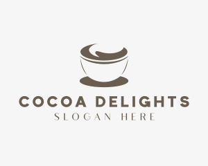 Abstract Coffee Cup Cafe logo design