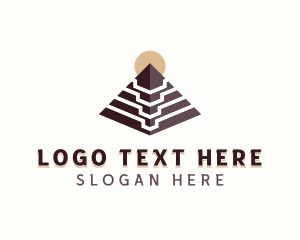 Tech - Tech Pyramid Structure logo design