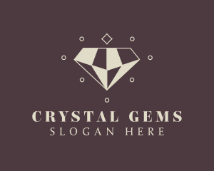 Crystal Gem Jewelry logo design