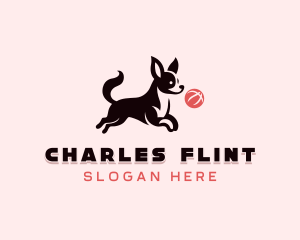 Pet - Chihuahua Dog Ball logo design