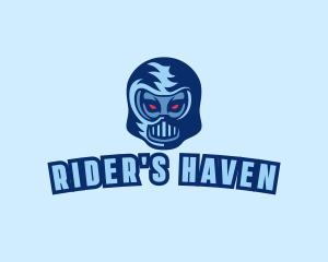 Biker - Mask Helmet Avatar logo design