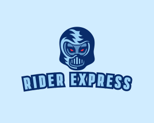 Rider - Mask Helmet Avatar logo design