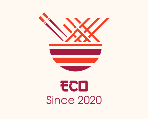 Oriental Noodle Restaurant logo design