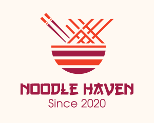 Noodle - Oriental Noodle Restaurant logo design
