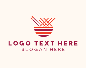 Bowl - Oriental Noodle Restaurant logo design