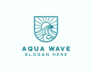 Sea Waves Tourism logo design