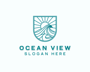 Sea Waves Tourism logo design