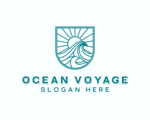 Sea Waves Tourism logo design