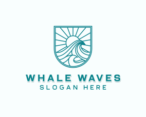 Sea Waves Tourism logo design