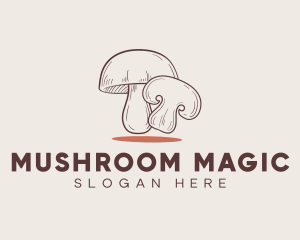 Mushroom - Healthy Food Mushroom logo design