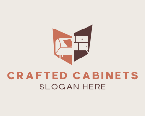 Cabinetry - Couch Drawer Furniture logo design