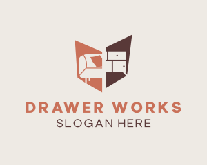 Drawer - Couch Drawer Furniture logo design