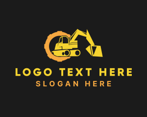 Machinery - Cog Construction Excavation logo design