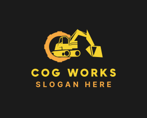 Cog - Cog Construction Excavation logo design