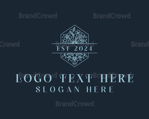 Elegant Floral Boutique Logo