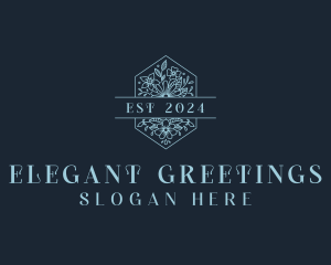 Elegant Floral Boutique logo design