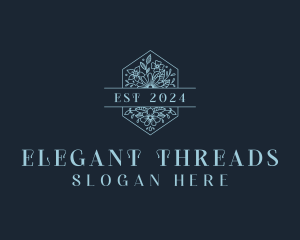 Elegant Floral Boutique logo design