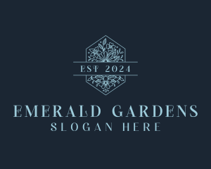 Elegant Floral Boutique logo design