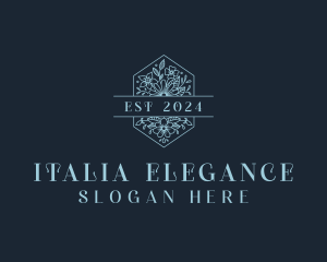 Elegant Floral Boutique logo design