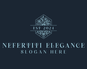 Elegant Floral Boutique logo design