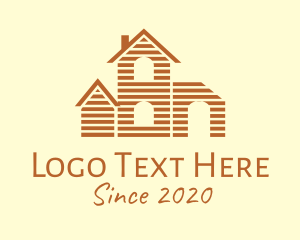 Farmhouse - Real Estate Mansion logo design