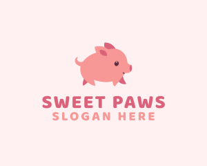 Cute - Cute Piglet Pet logo design