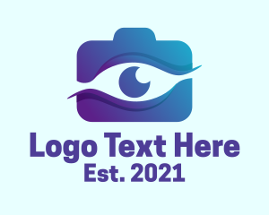 Ophthalmology - Eye Camera Photography logo design