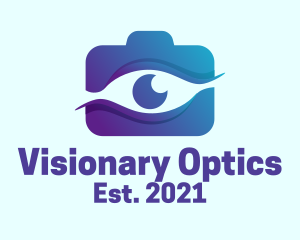 Optometry - Eye Camera Photography logo design