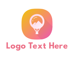 Photographer - Mountain View App logo design