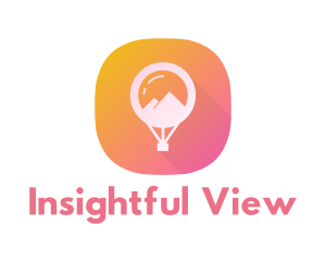 Mountain View App logo design