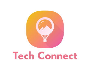 Smartphone - Mountain View App logo design