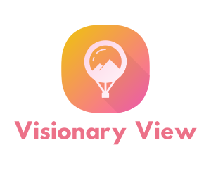 Mountain View App logo design