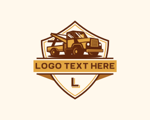 Towing Truck - Tow Truck Automotive logo design