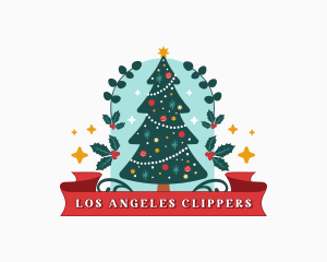 Christmas Holiday Tree Logo