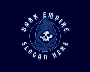 Villain - Death Skull Villain logo design