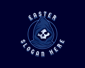 Clan - Death Skull Villain logo design