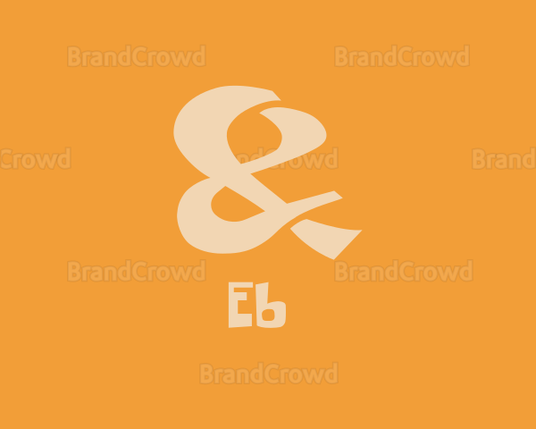 Doodle Ampersand Lettering Logo