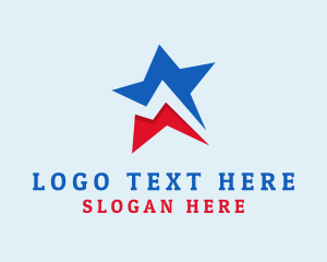 Politics - Geometric National Star logo design