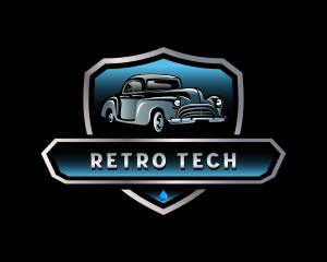 Retro Vehicle Restoration logo design