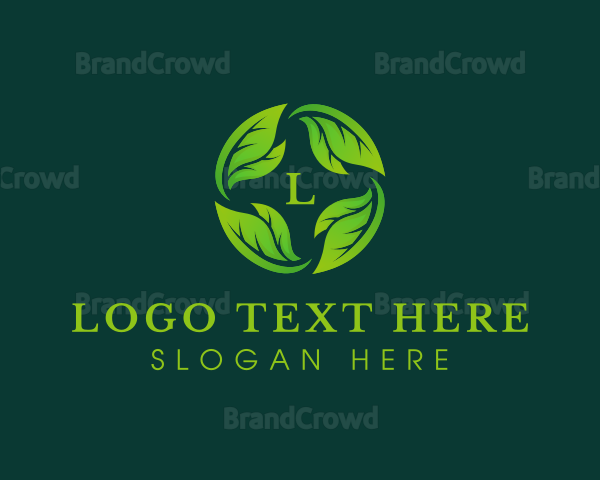 Herbal Leaves Planting Logo