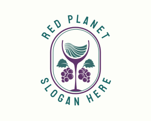 Grape Wine Farm logo design