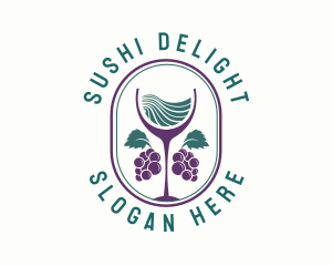 Grape Wine Farm logo design