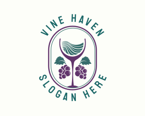 Grape Wine Farm logo design