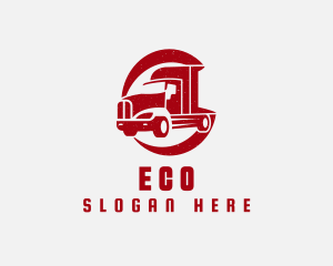 Red Haulage Truck Logo