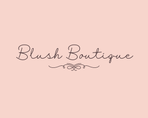 Blush - Elegant Feminine Script logo design