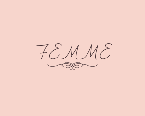 Elegant Feminine Script logo design