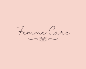 Elegant Feminine Script logo design